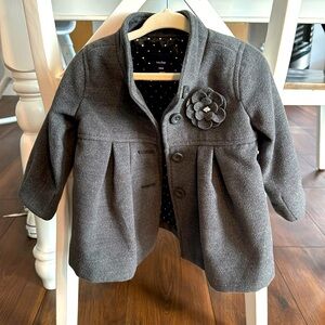 BabyGap Gray Peacoat